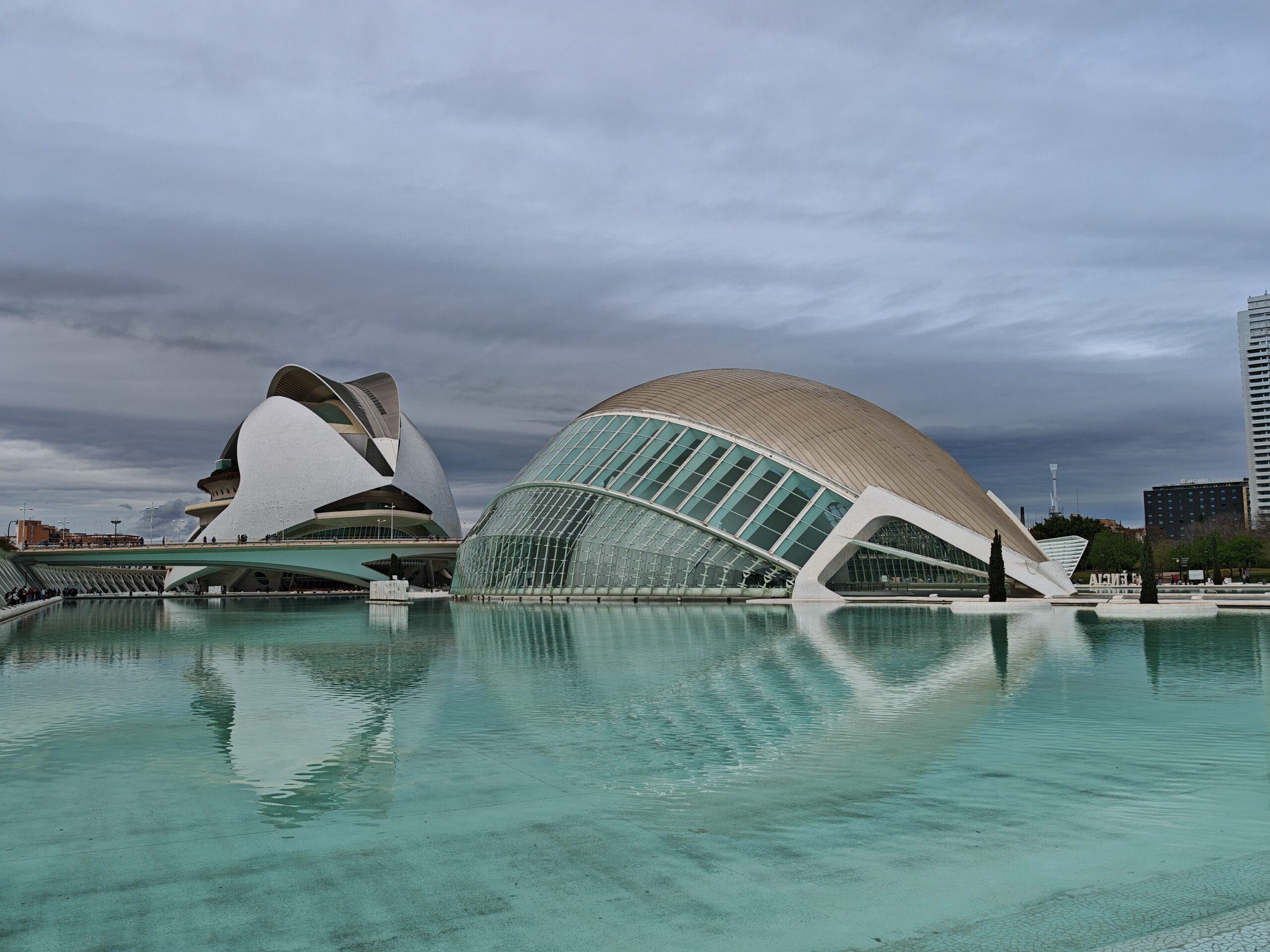 Futuristic City of Arts and Sciences in Valencia, Spain