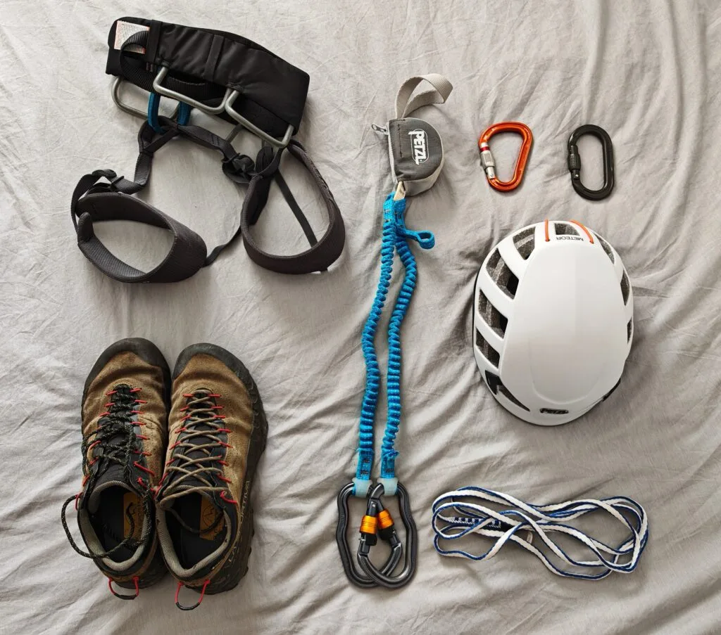 Dolomites Via Ferrata Equipment