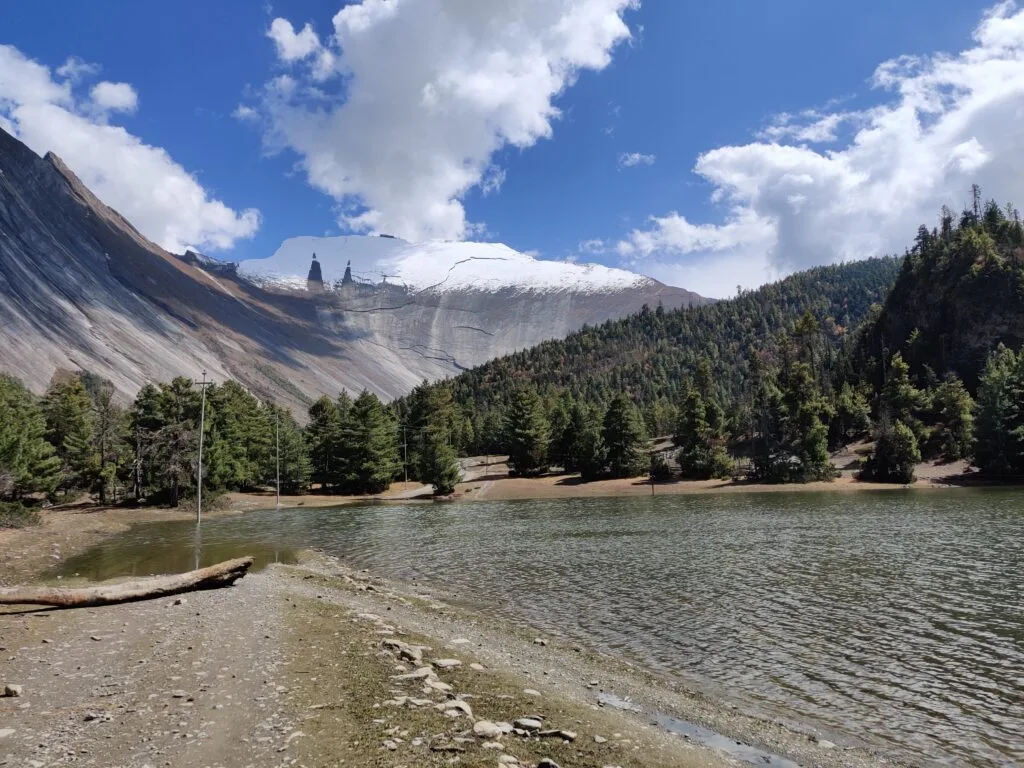 Paungda Danda also known as heaven's gate is a curved mountain scape along the Annapurna Circuit in the Manang valley