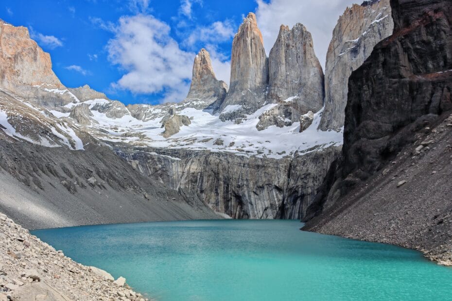 Torres del Paine W Trek and O Circuit finishing at Mirador Base Torres