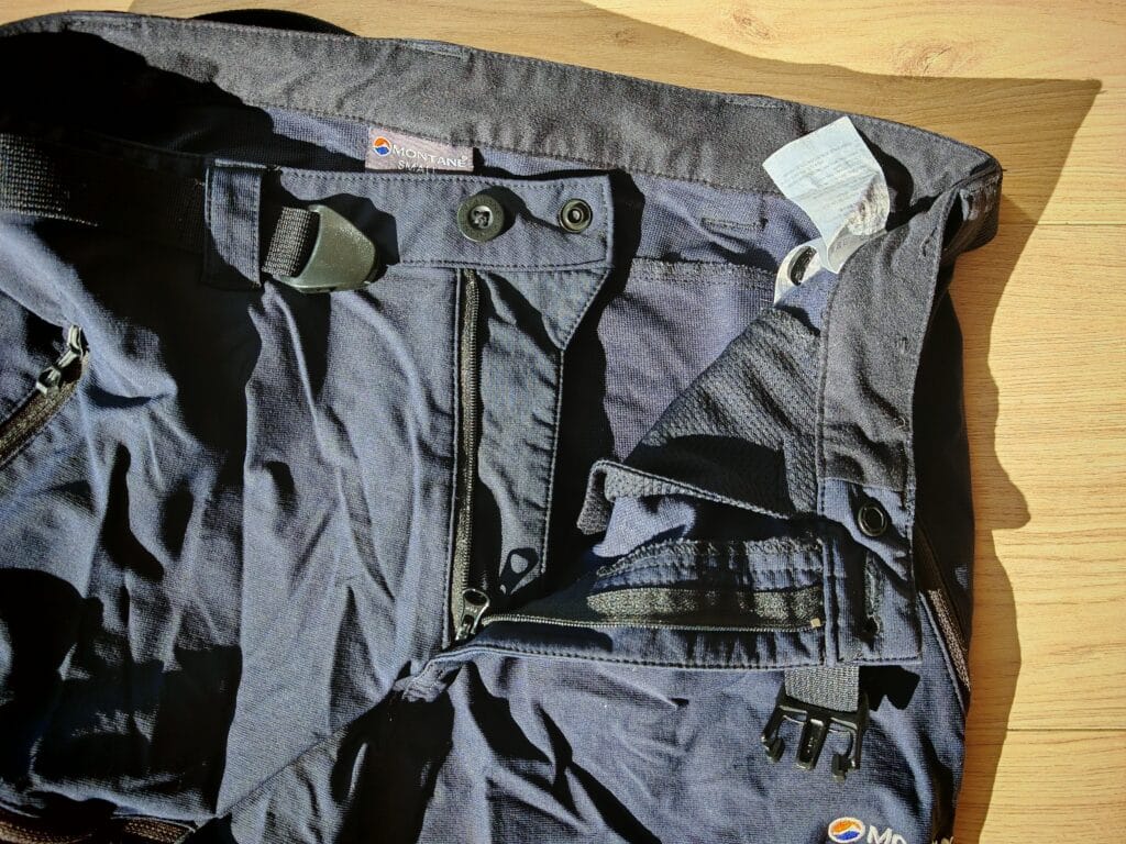 Montane Terra Pant- Waist & Zipper
