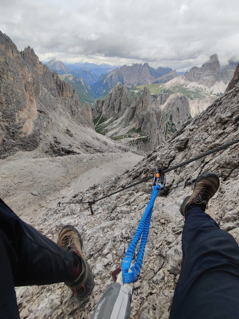 Dolomites Via Ferrata Trek- Alta Via 4 -Merlone
