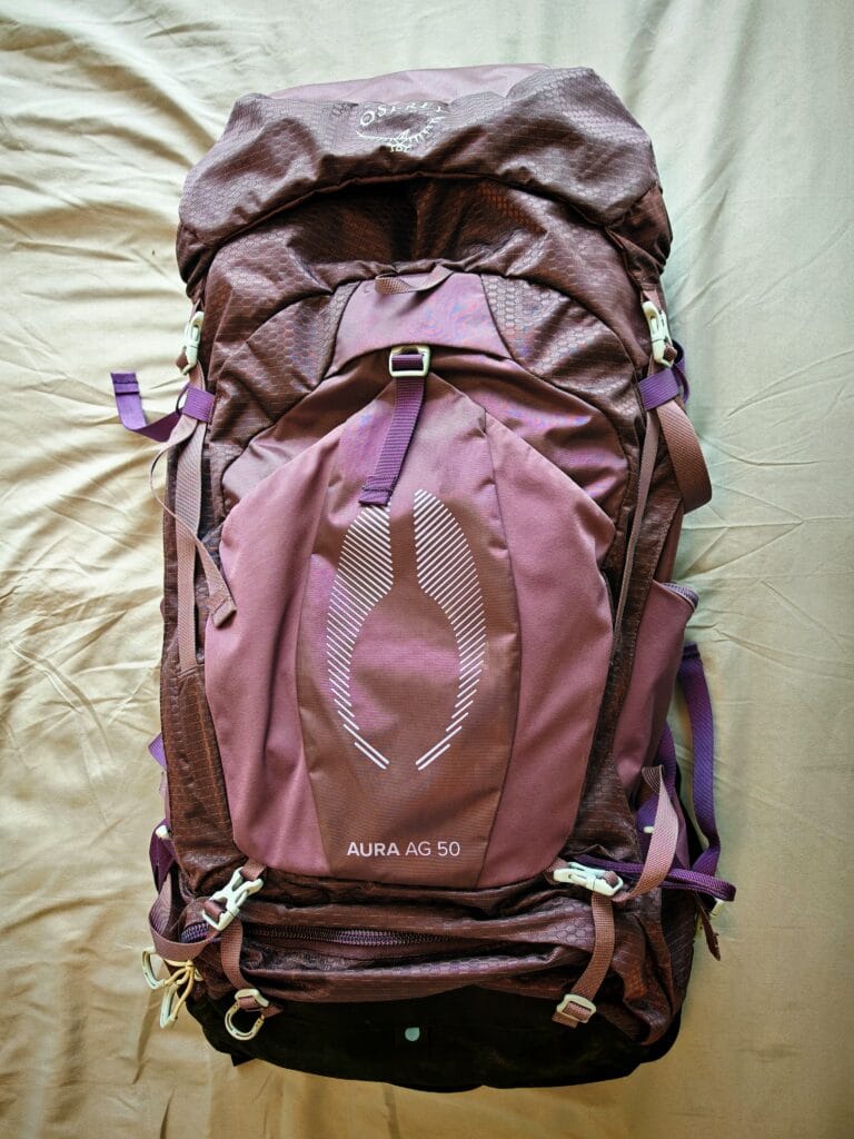 Osprey Aura AG 50 Front View