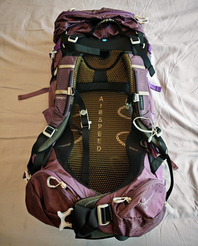Osprey Aura AG 50 Back View