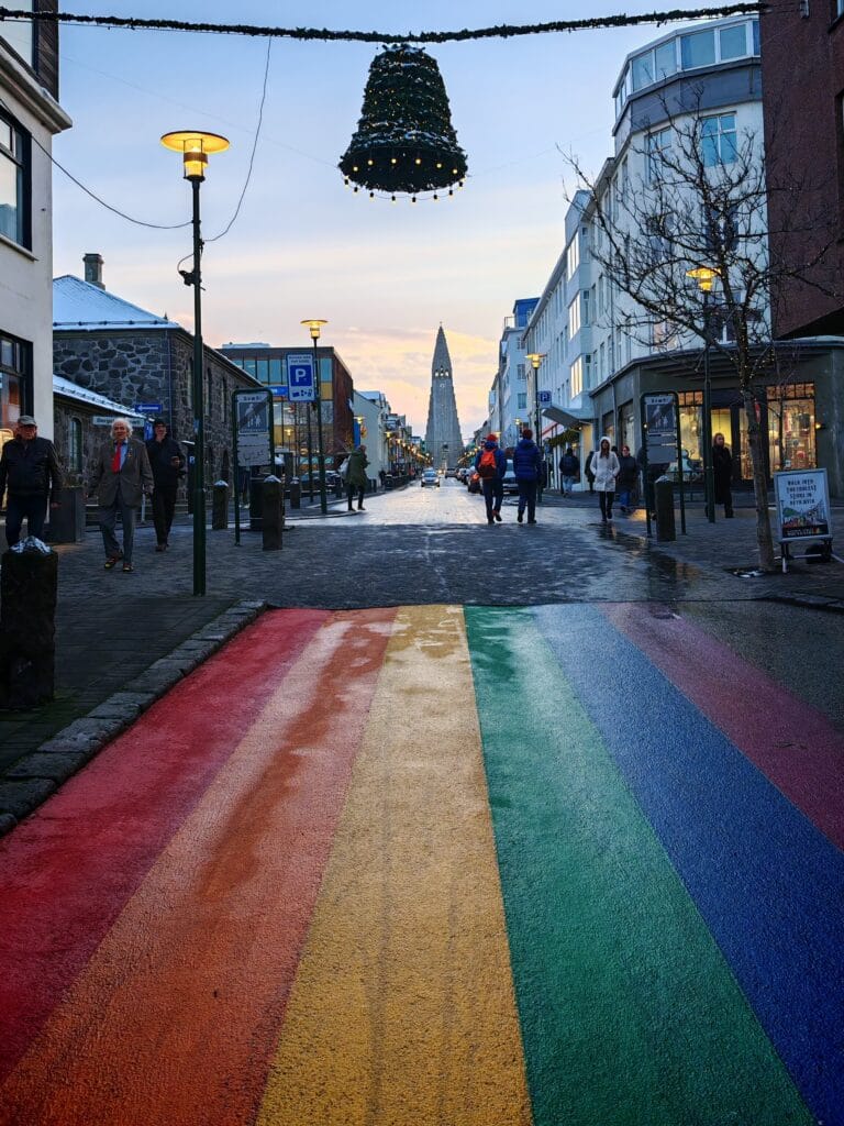 Skólavörðustígur Rainbow Street, Reykjavik
