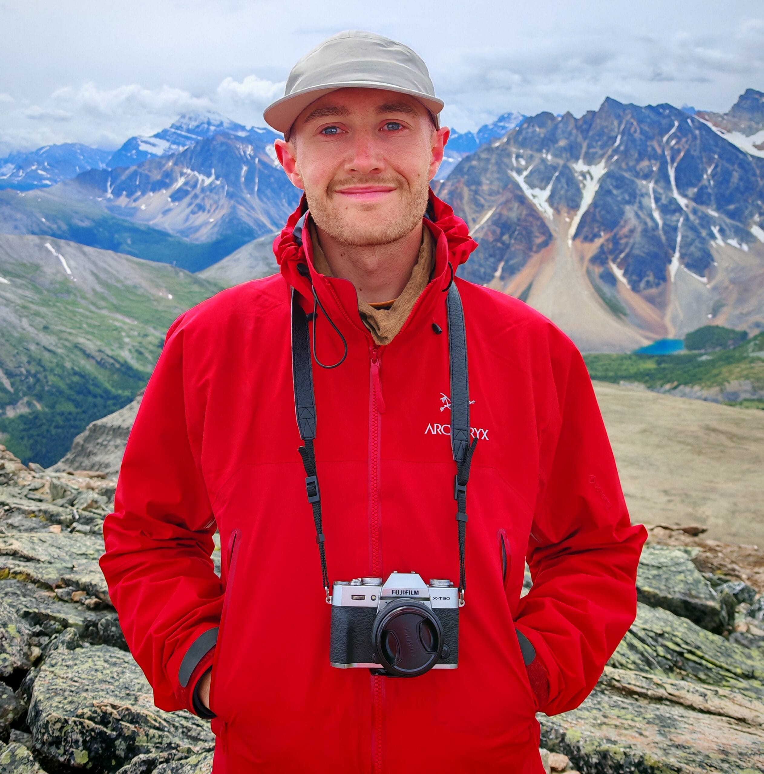 The Arc'teryx Beta AR jacket, showcasing its rugged GORE-TEX PRO shell.
