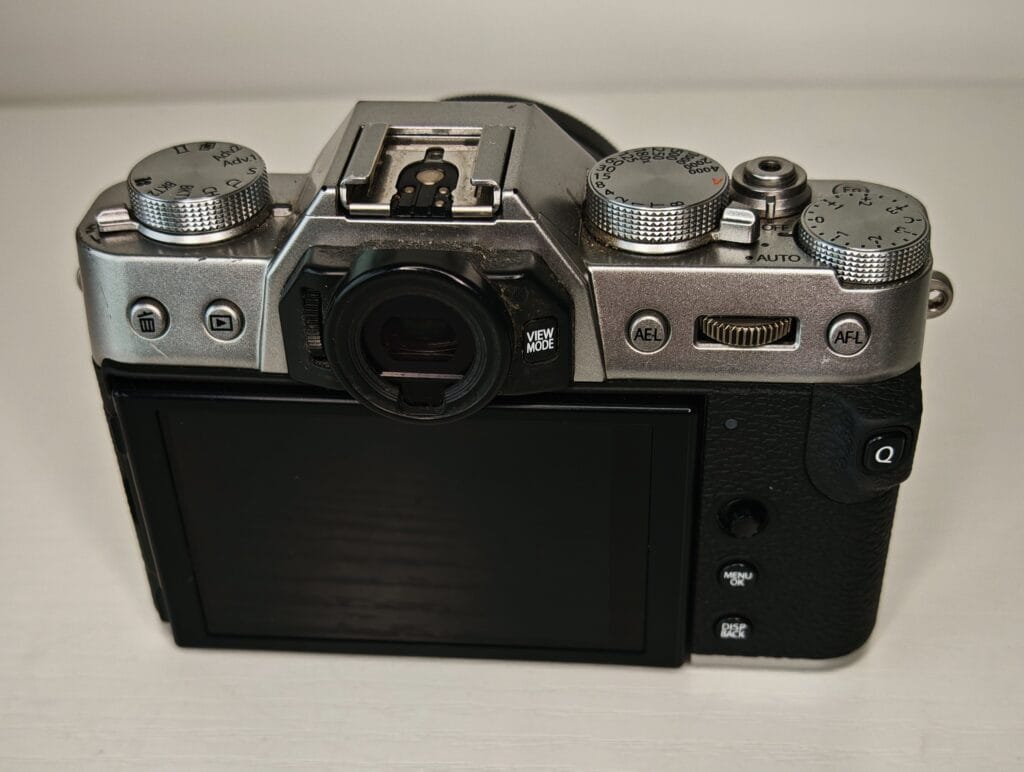 Fujifilm X-T30- Rear View