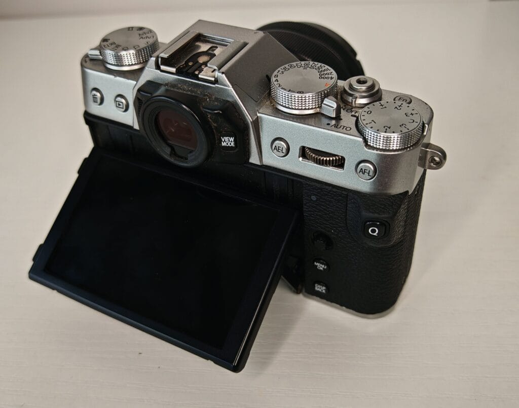 Fujifilm X-T30- Rear View