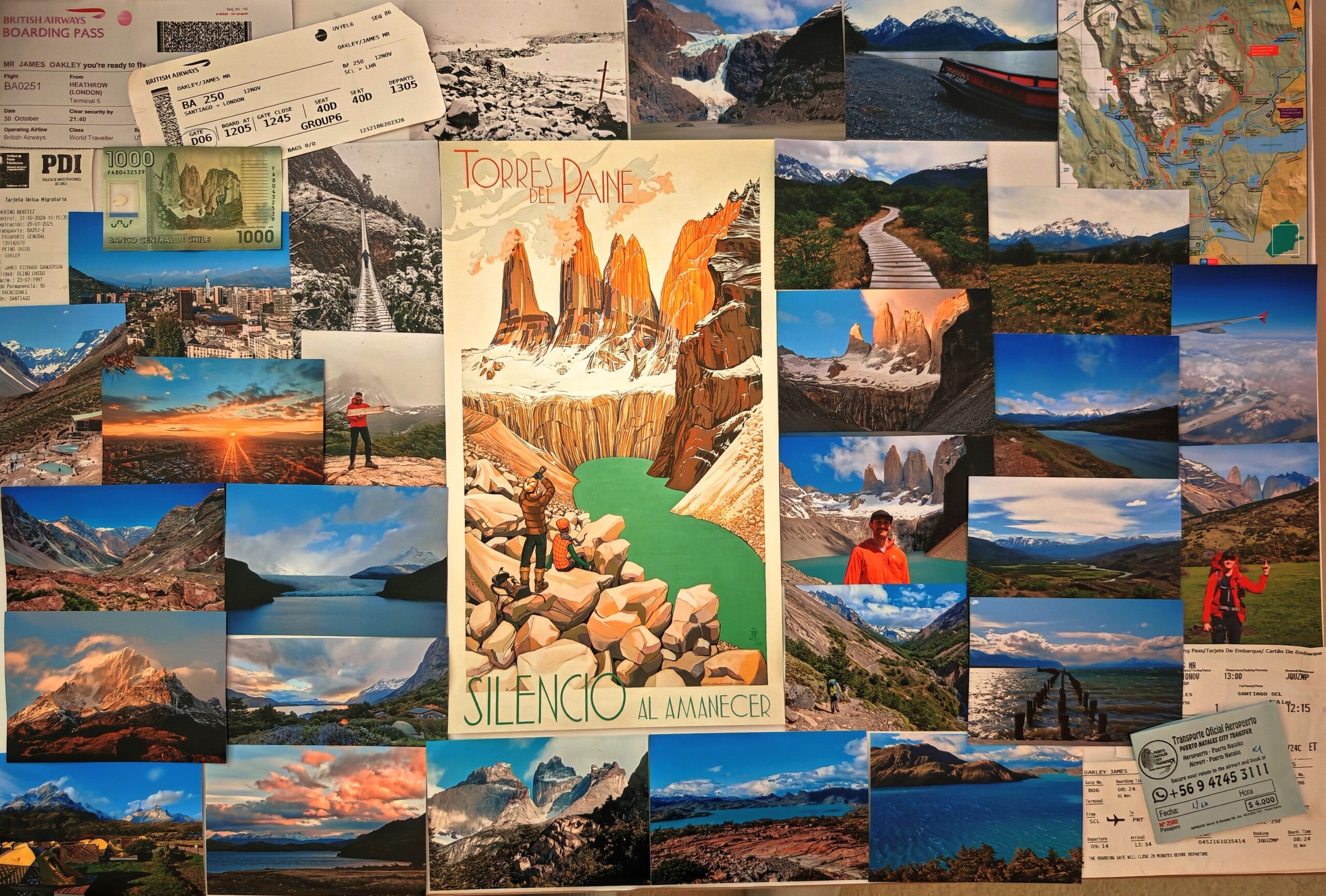 Torres del Paine Collage