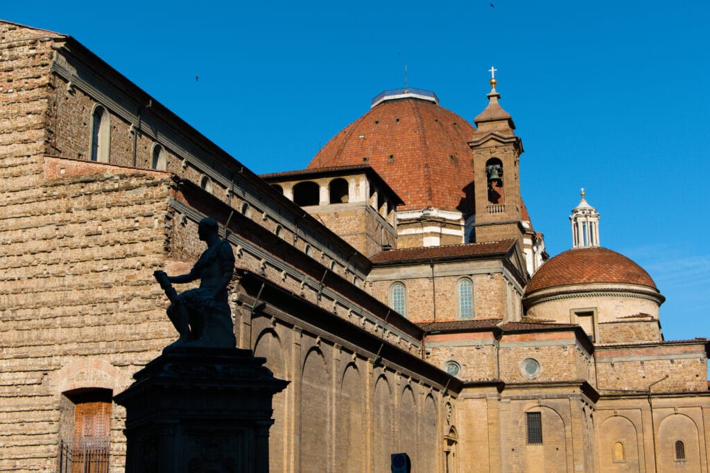 Basilica San Lorenzo in Florence at start of Florence Travel Walking Tour
