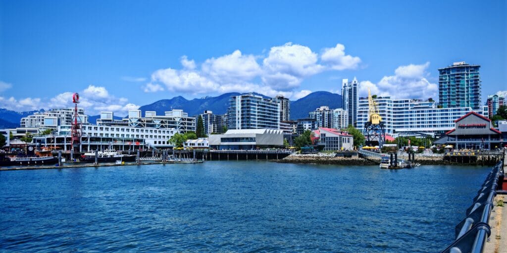 The Shipyards in North Vancouver are a hub for the Quay Market, Polygon Gallery and many waterfront restuarants