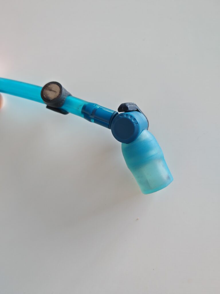 The Bite Valve with adjustable On/Off lever on the Gregory 3D Hydro 3L Reservoir