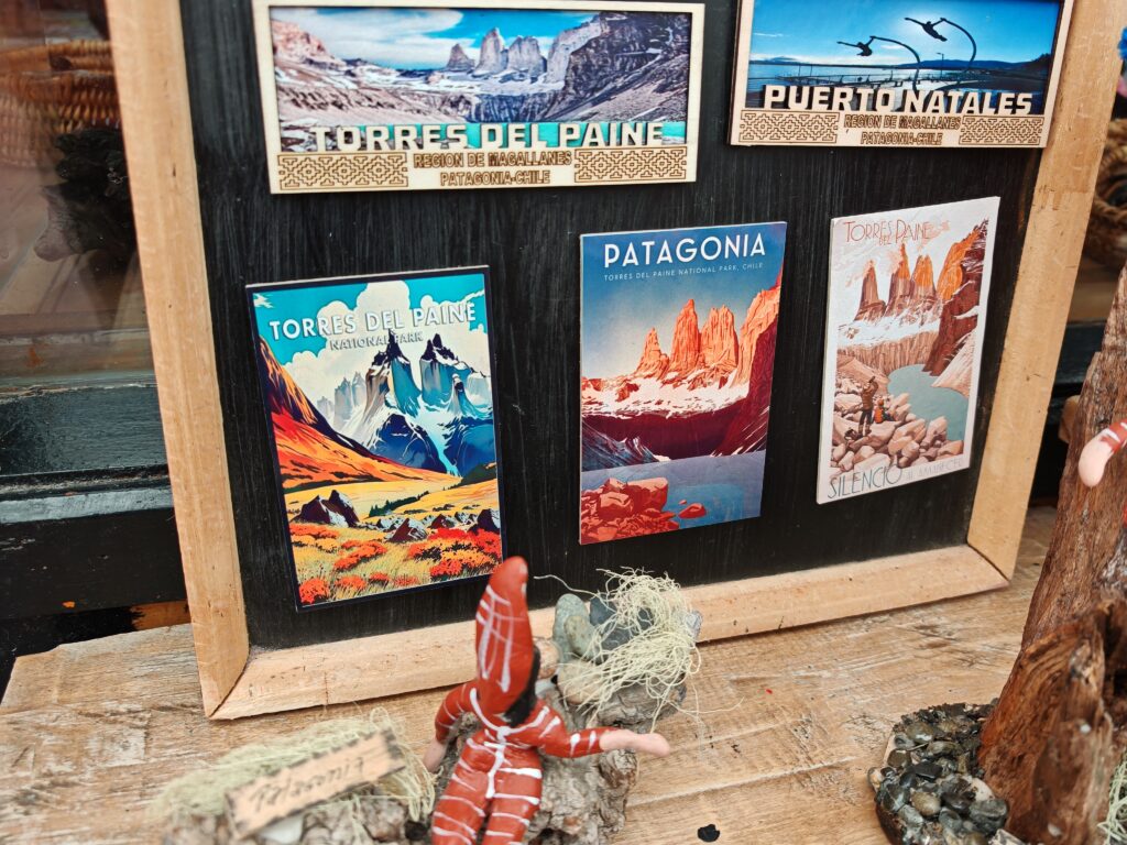 Patagonia Magnet Souvenirs from a Puerto Natales Shop