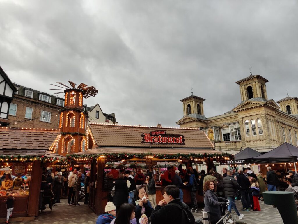 A Christmas Market at kingston Market