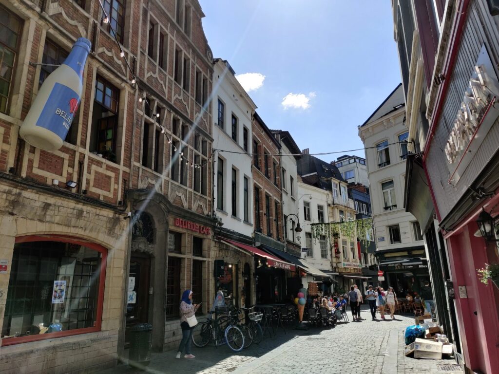 Delirium Cafe and Village near the Grand Place in Brussels
